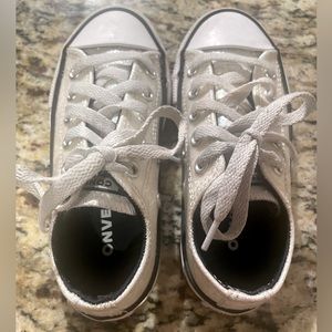 Glittery Kids Low Top Converse